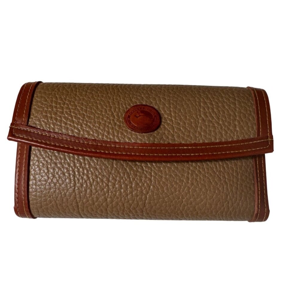 Dooney & Bourke Tan and Brown Wallet